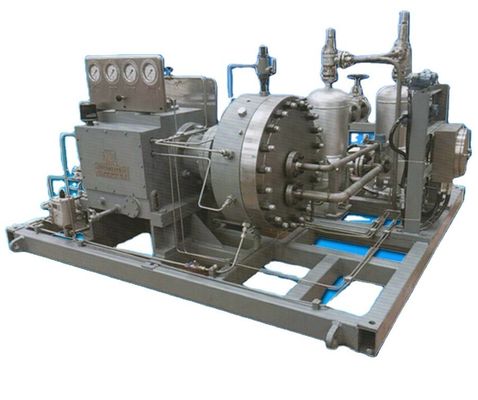 เครื่องอัดแก๊สไดอะแฟรม อากาศ ไฮโดรเจน 55kw ไฮโดรเจน ประสิทธิภาพการทำงานสูง ทางเข้า 2mpa อัตราการไหลออก 240nm3/h H2